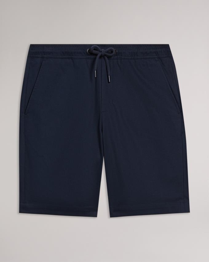 Short Ted Baker Twill Drawstring Bleu Marine Homme | IRO-56705369